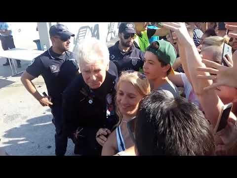 Adam Clayton With Portuguese Fans