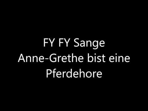 FY FY Sange - Anne-Grethe bist eine Pferdehore