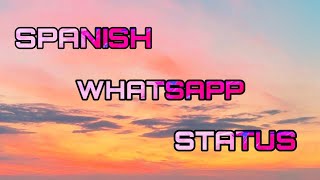 Spanish whatsapp status 😍 Spanish singers whatsapp status 🎵 Spanish song lover ♥️