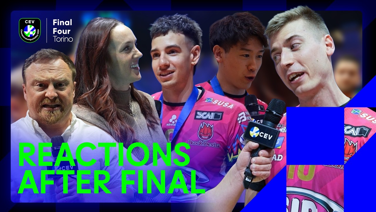 "WE ARE CHAMPIONS!" 🏆 Perugia Star players Exclusive Post-Match Reactions to Winning CLVM again!