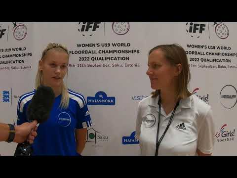 2022 WU19 WFCQ EUR EST VS HUN (Estonia's interview)