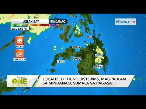 One Mindanao: Bagyong Aghon, nakagawas na sa PAR ug wala nay direktang epekto sa panahon sa nasud