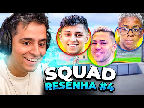 CONFUSÃO DO INÍCIO AO FIM!! ESSE É O SQUAD DA RESENHA KKKKKK Ft. NOBRU, BOCADE09 e RACHAXP