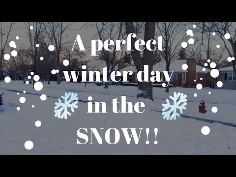 Perfect Winter Day in Royal Oak Michigan