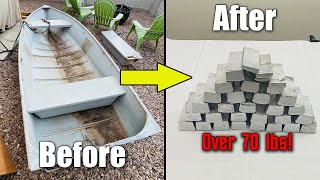 Melting My Entire Boat! - Massive Meltdown Boat Bonanza - Trash To Treasure