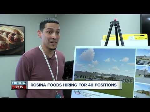 Beefing up production: Rosina Foods to build new plant, hiring for 40 positions