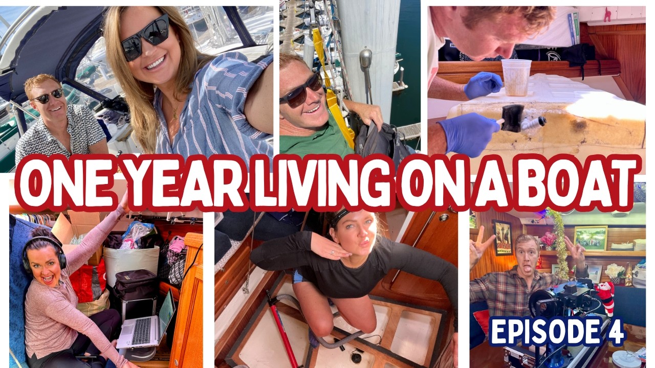 [Ep 4] First Year Living on a Boat: Water in the Boat, Endless Projects, We Quit!