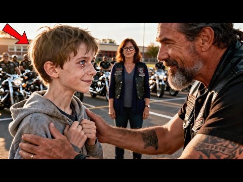 Teacher Saw Little Boy Wearing Same Clothes 47 Days — What 103 Hells Angels Did Next...