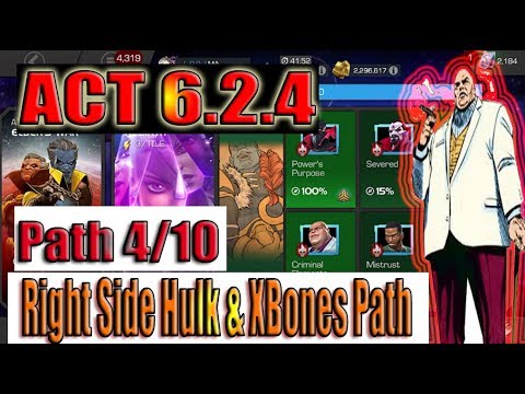 Act 6.2.4 Path 4/10 (Right Side Toward Hulk & XBones) - Marvel Contest of Champions