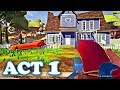 HELLO NEIGHBOR ACT 1 Walkthrough Getting Into The Basement