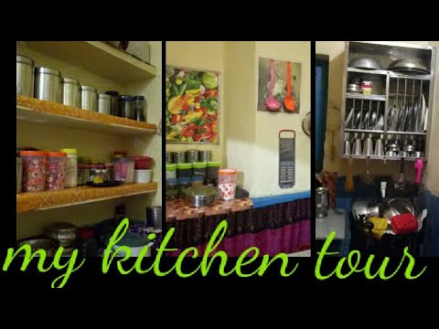 My small Indian kitchen organization  || My kitchen tour