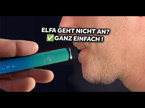Elf bar ELFA Probleme?  Deaktivieren der Kindersicherung