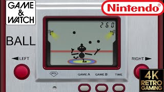 Ball Nintendo Game & Watch 4k Gameplay