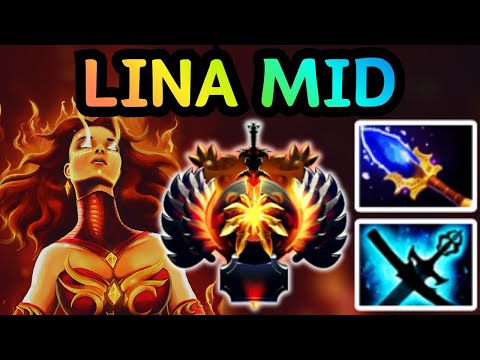 🔥 LINA MID — 23 KILLS OF PURE FIREPOWER ⚡ | DOTA 2 🔥