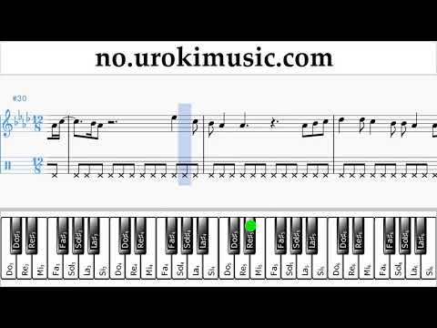 Lær å Spille Piano (høyre hånd) Ed Sheeran - Perfect Melodi Trening um-i935