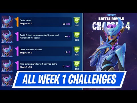 Fortnite Chapter 4 Week 4 Quests - Try New Stuff (Full Guide)