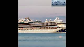 Crown Princess Sets Sail for Australia & World Cruise! #shorts