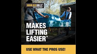 Shoulder Dolly Moving Straps - Lifting Strap for 2 Movers