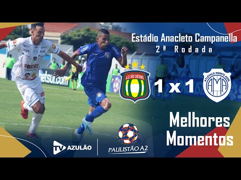 Melhores Momentos | São Caetano 1 x 1 Monte Azul | Paulista A2