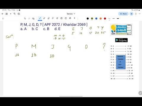 Alphabet Series APF 2072 / Kharidar 2069