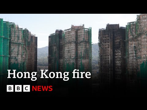 香港死亡人數攀升至128人，官員稱火警警報器故障！｜BBC News (Hong Kong death toll rises to 128 as officials say fire alarms not working properly | BBC News)
