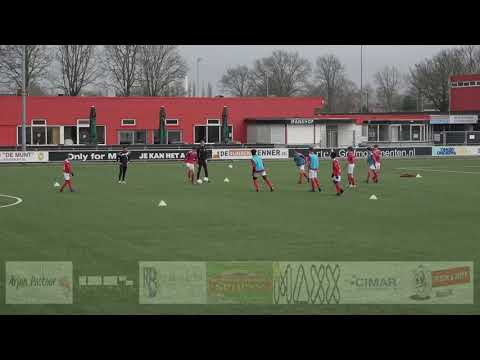 Voor aanvang DOVO JO15-1 - DOVO JO15-2  27-02-2021