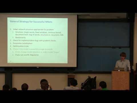 CS224D Lecture 6 - Lectures from 2015