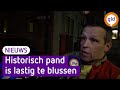 Brandweer oefent in historische binnenstad van Elburg