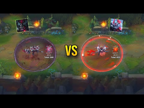 Old God Mordekaiser vs Project Mordekaiser Skin Comparison - League of Legends