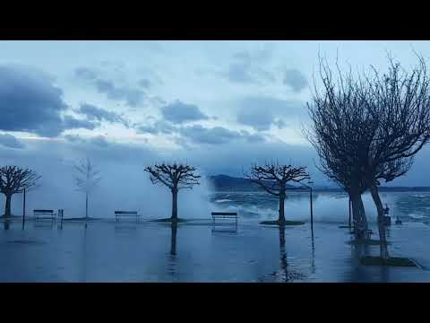 Sturm "Sabine" am 10.02.20 in Zug