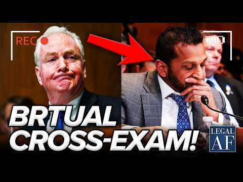 Patel CRACKS during CROSS-EXAMINATION over SCANDALS!!!