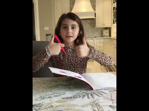 Ava the middle Teti bear doing the 3 marker challenge 🐻🐻🐻