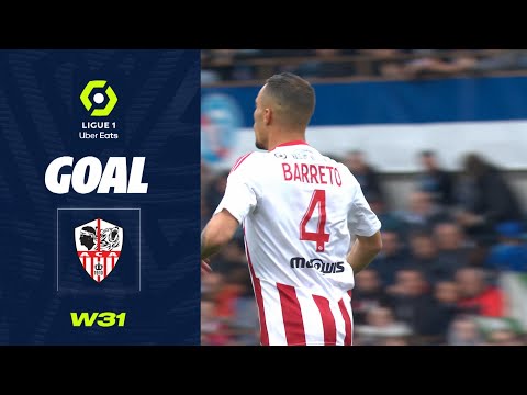 Goal Michaël BARRETO (76' - ACA) RC STRASBOURG ALSACE - AC AJACCIO (3-1) 22/23