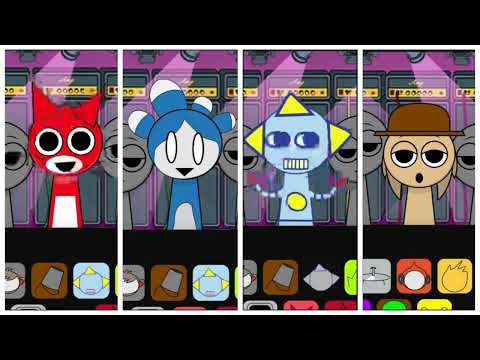 Incredibox Sprunki   P1 vs  P2 vs P3 vs P4