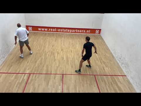 Forehand drops with dad