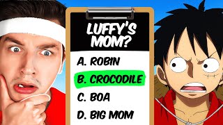 World's Hardest One Piece Quiz VS. Pro