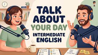 Talk About Your Day in English 🗣️ | Daily Routine Conversation (B1–B2) | English Podcast