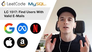 YouTube video 'LeetCode 1517: Find Users With Valid E-Mails [SQL]'