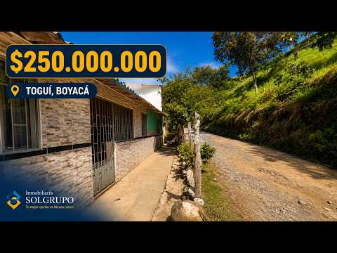 🌿🏡 ¡FINCA RURAL PRODUCTIVA EN VENTA – TOGÜÍ, BOYACÁ! ☕