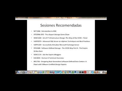 2014-07-24 ProfessionalVMware #vBrownBag LATAM @VMworld sesiones y recomendaciones