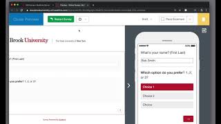 Qualtrics: Preview and Share Survey