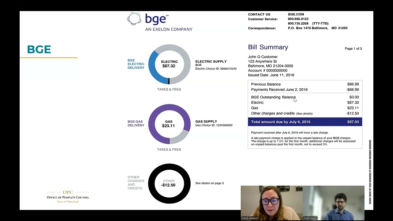How to read your BGE bill 1.21.25
