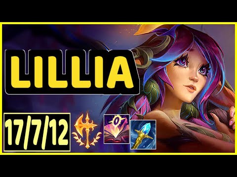 LILLIA VS LEE SIN - 17/7/12 KDA JUNGLE GAMEPLAY