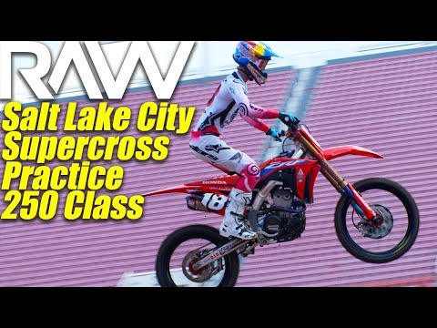 Salt Lake City Supercross Practice 250s RAW - Motocross Action Magazine