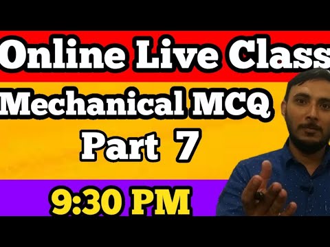 SSC JE Mechanical MCQ Part 1