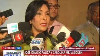 José Ignacio Paliza y Carolina Mejía siguen punteros en convención del PRM