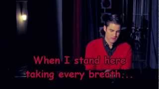 Glee - against all odds (take a look at me now) lyrics