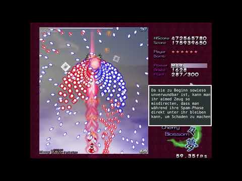 Perfect Cherry Blossom - Lunatic: Post-Commentary (Stage 3 + 4)