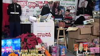 Toys for Tots at the Warwick Mall, December 11, 2012 Part 3 of 4 AN Hour with Bob