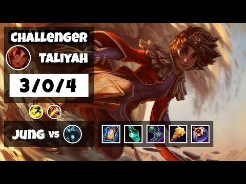Taliyah vs Karthus TURKISH Challenger JUNGLE (3/0/4) - v11.8
